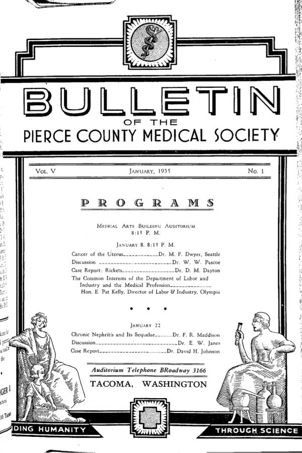 Cover image for PCMS Bulletin 1935