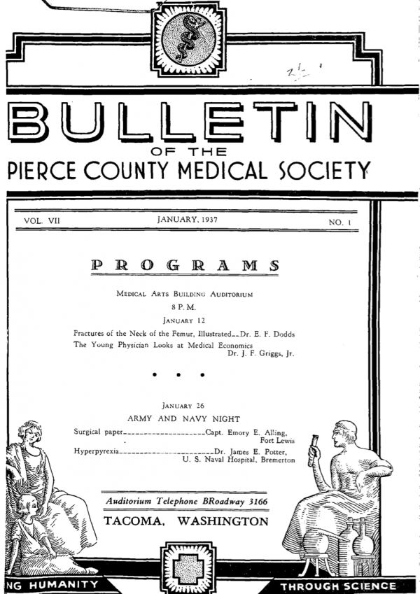 Cover image for PCMS Bulletin 1937