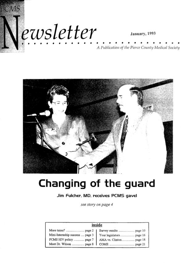 Cover image for PCMS Bulletin 1993