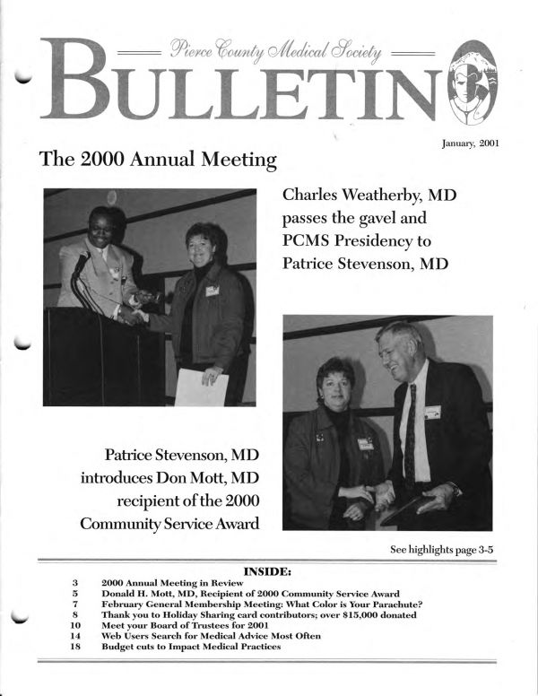 Cover image for PCMS Bulletin 2001