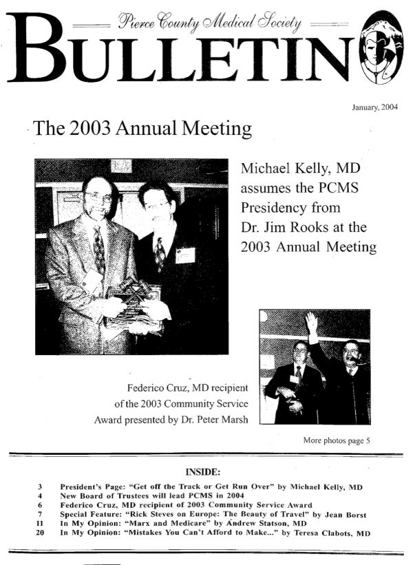 Cover image for PCMS Bulletin 2004