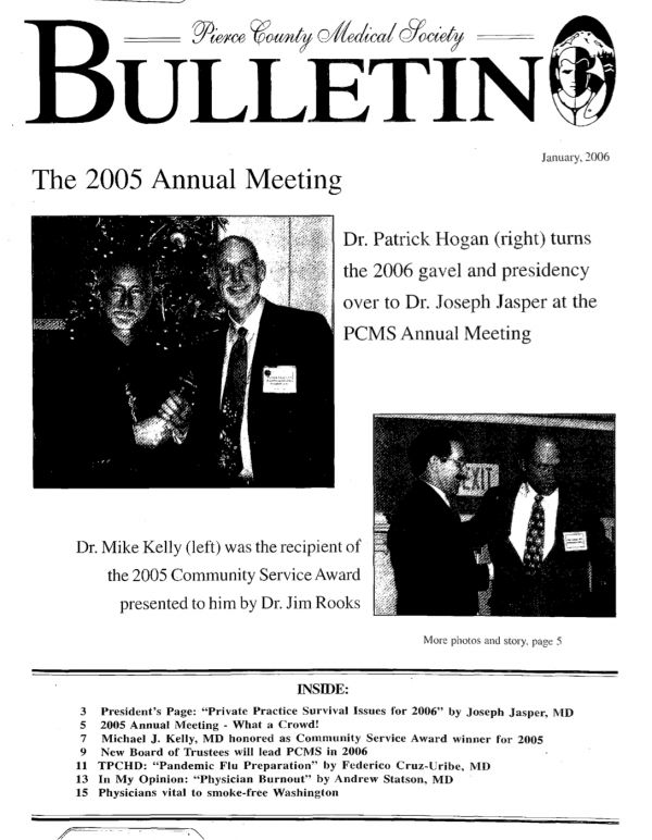 Cover image for PCMS Bulletin 2006